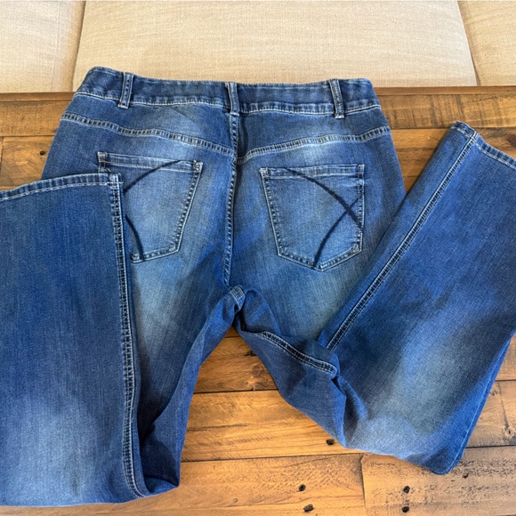Lane Bryant Blue Bootcut Jeans - Picture 2 of 5